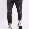 VAQUERO JEAN CROPPED FIT BLAC FIFTY FIVE