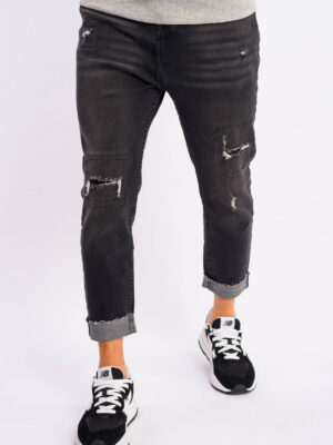 VAQUERO JEAN CROPPED FIT BLAC FIFTY FIVE