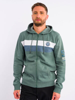 Campera Felpa C/Cap Franja 2C Fifty Five